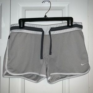 Gray nike shorts